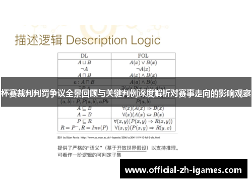 杯赛裁判判罚争议全景回顾与关键判例深度解析对赛事走向的影响观察